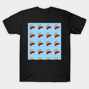 Livers With Jeweled Crowns T-Shirt